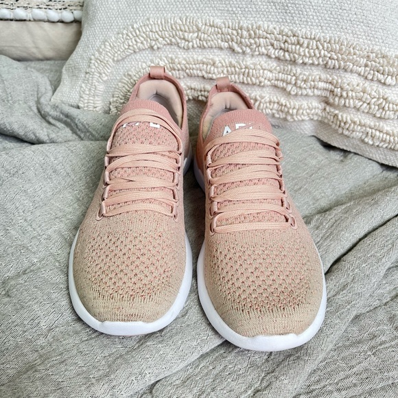 APL Shoes - APL rose pink/gold ombré sneakers, sz 5.5 EUC